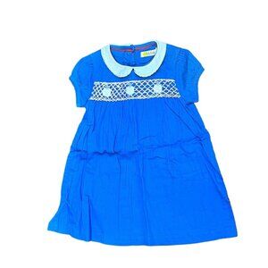 NWOT Baby Boden Smocked Sheep Dress 12-18 months